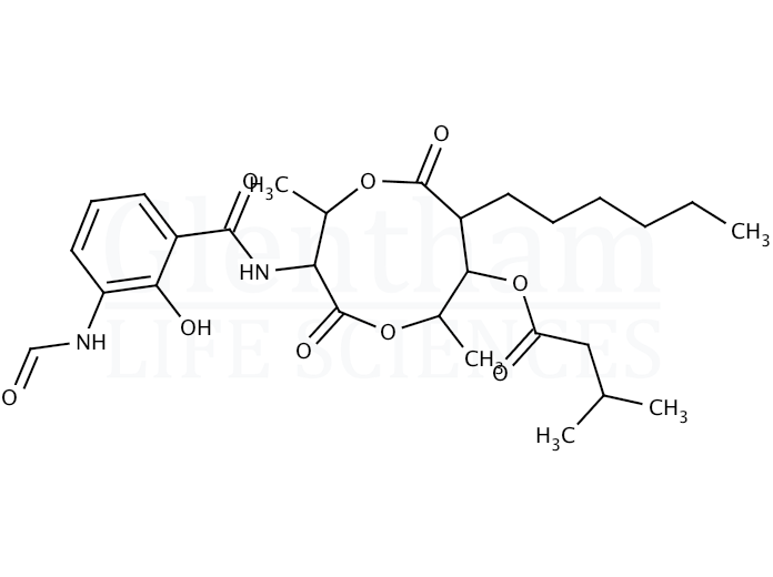 Structure for Antimycin A1 (642-15-9)