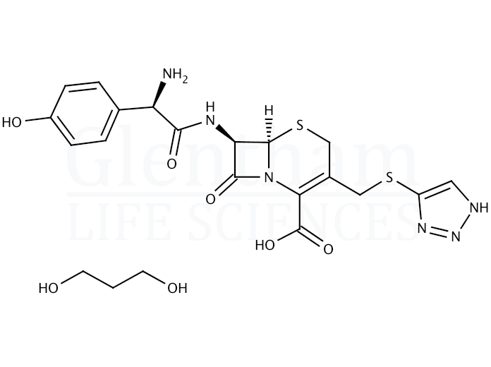 Structure for Cefatrizine propylene glycol (64217-62-5)