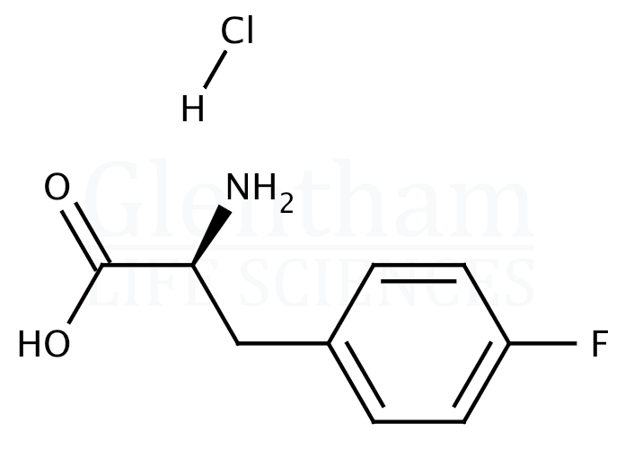 Structure for 4-Fluoro-L-phenylalanine hydrochloride