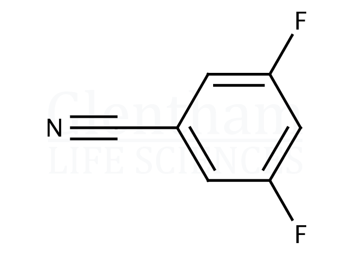 3,5-Difluorobenzonitrile Structure