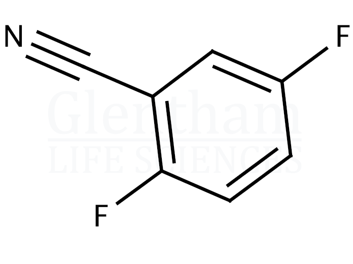 2,5-Difluorobenzonitrile Structure