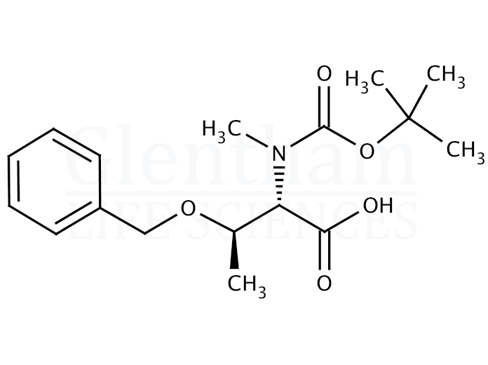 Structure for Boc-N-Me-Thr(Bzl)-OH   (64263-80-5)