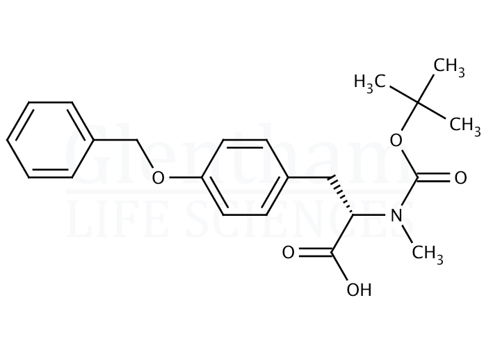 Structure for  Boc-N-Me-Tyr(Bzl)-OH    (64263-81-6)