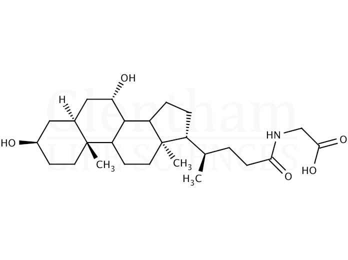 Structure for Glycoursodeoxycholic acid (64480-66-6)