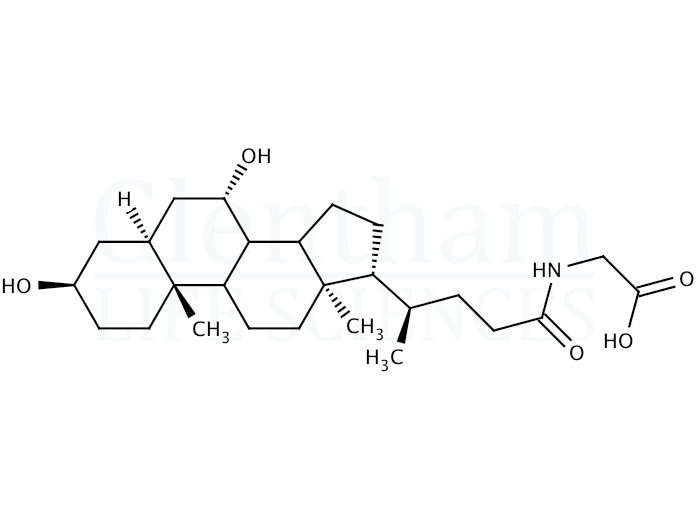 Structure for Glycoursodeoxycholic acid