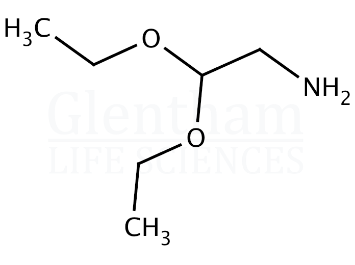 Aminoacetaldehyde diethyl acetal Structure