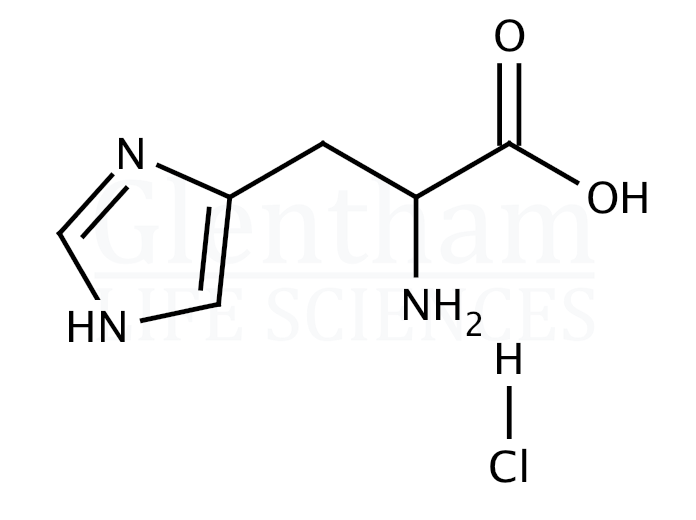 DL-Histidine hydrochloride monohydrate Structure