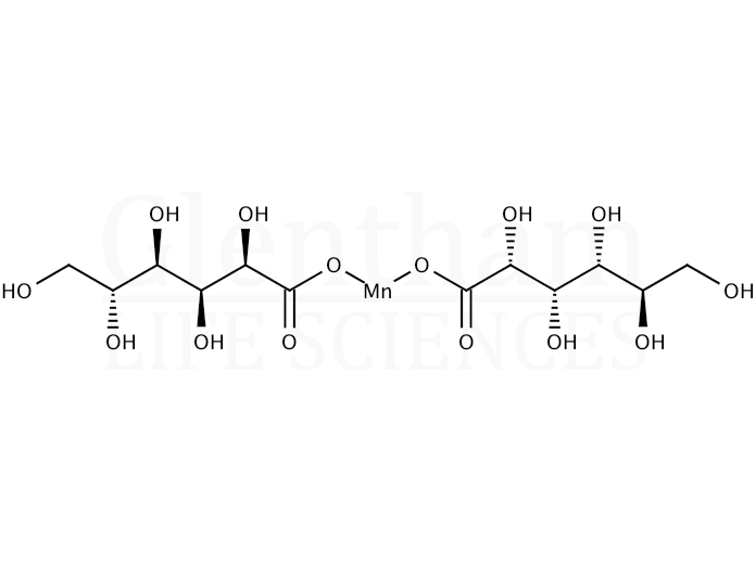 Gluconic acid manganese salt Structure