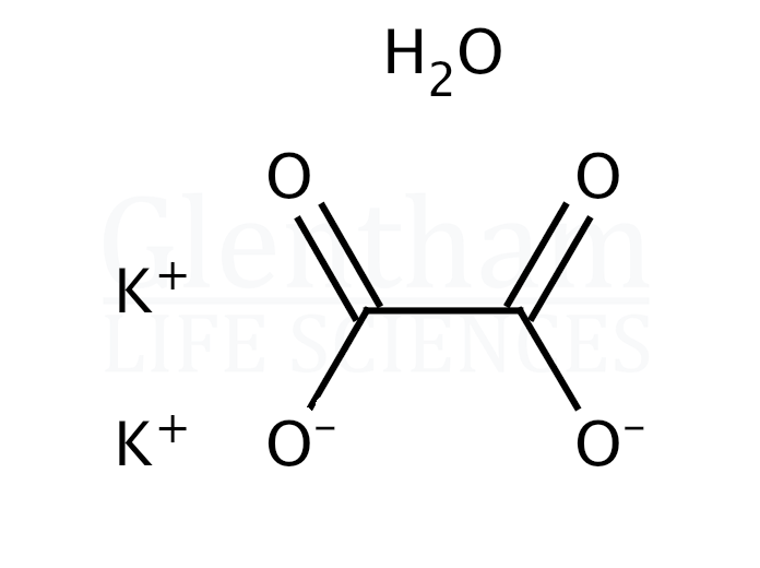 Potassium oxalate monohydrate, 99.0% Structure