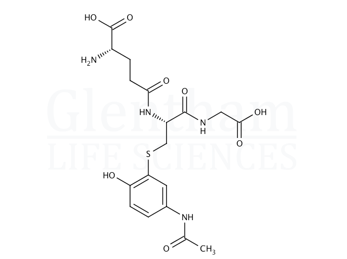 Acetaminophen glutathione disodium salt Structure