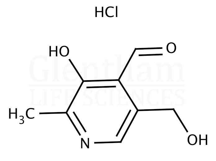 Pyridoxal hydrochloride, 98% Structure
