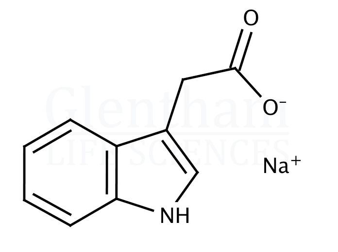 Indole-3-acetic acid sodium salt Structure