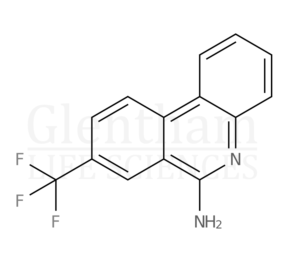 Structure for 6-Amino-8-trifluoromethylphenanthridine (651055-83-3)