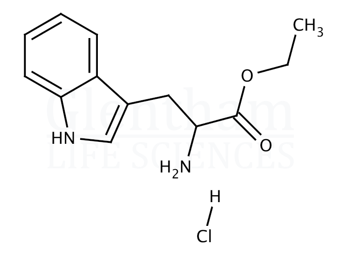 Structure for DL-Tryptophan ethyl ester hydrochloride