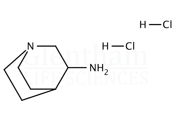 Structure for  3-Aminoquinuclidine dihydrochloride  (6530-09-2)