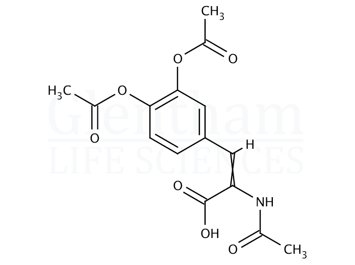 Large structure for 2-Acetamido-3-(3,4-diacetoxyphenyl)-2-propenoic acid (65329-03-5)