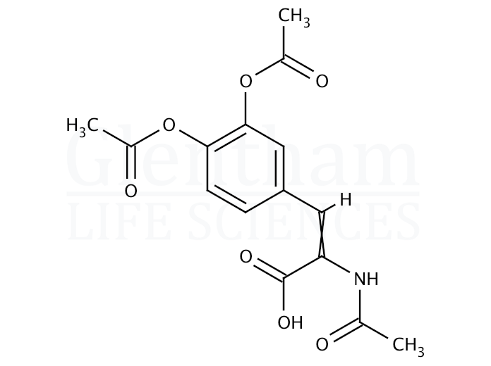 Structure for 2-Acetamido-3-(3,4-diacetoxyphenyl)-2-propenoic acid