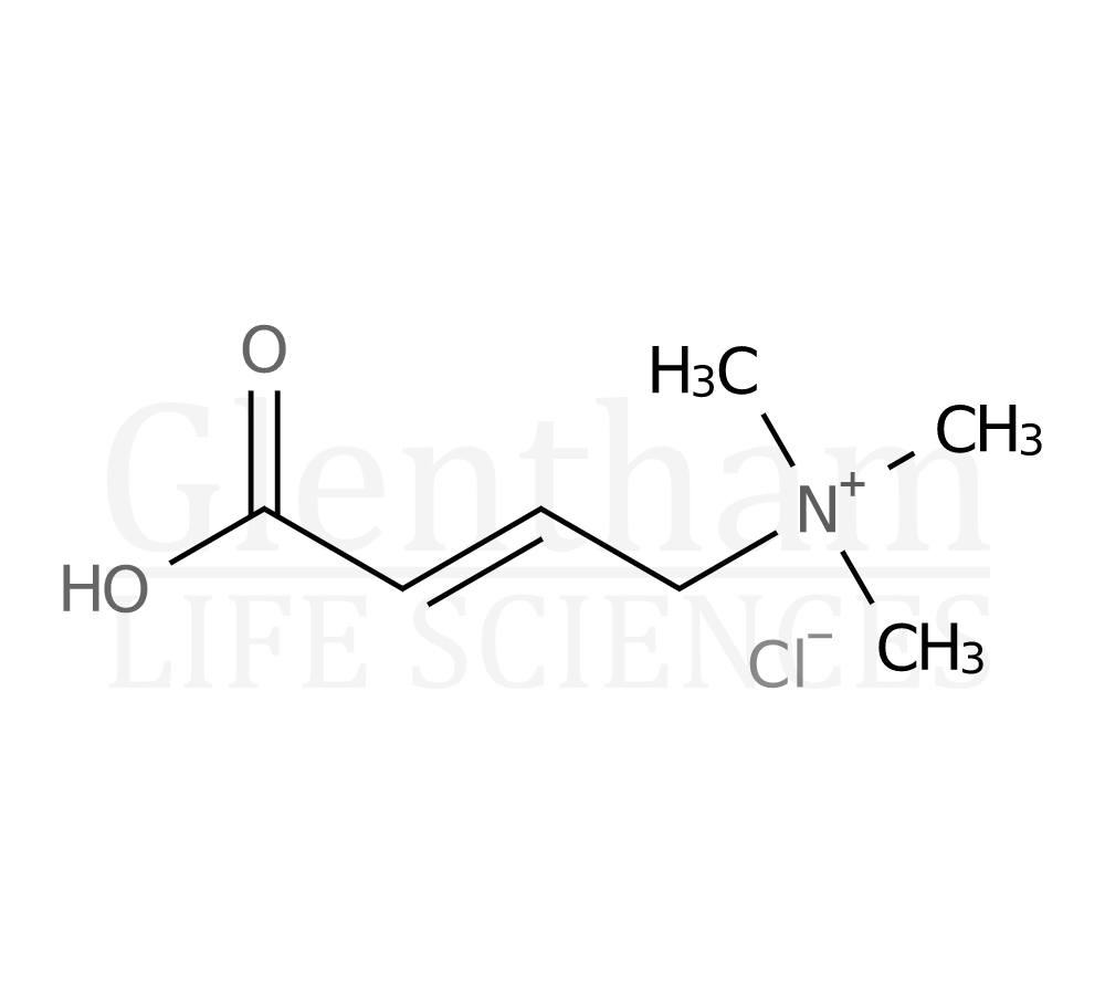 Structure for  Crotonobetaine hydrochloride  (6538-82-5)