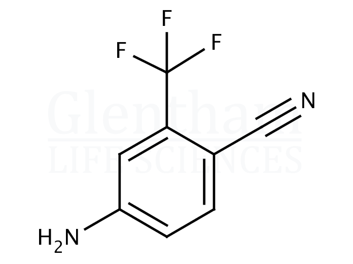 4-Amino-2-trifluoromethylbenzonitrile Structure