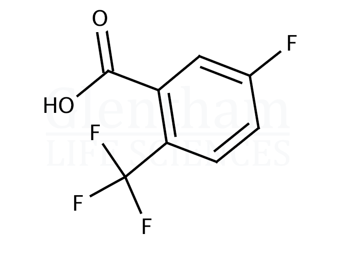 5-Fluoro-2-trifluoromethylbenzoic acid Structure