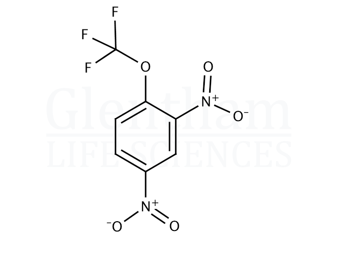 Structure for 2,4-Dinitrotrifluoromethoxybenzene (655-07-2)