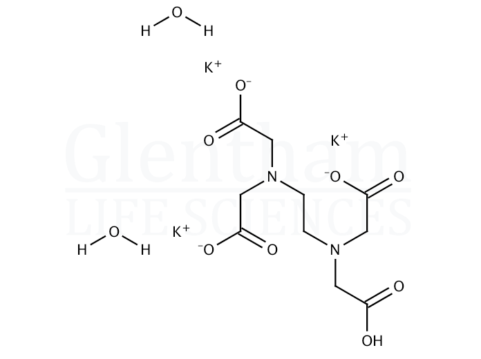 Structure for EDTA tripotassium salt dihydrate (65501-24-8)