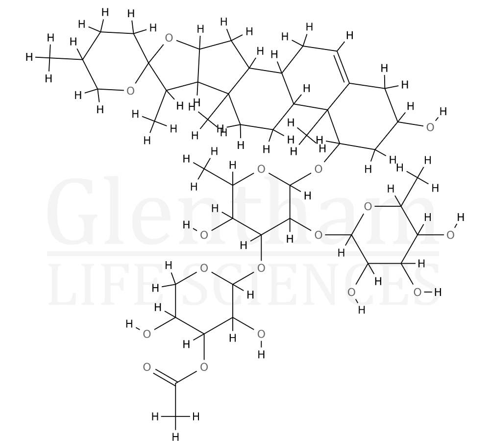 Structure for Ophiopogonin C (65586-25-6)