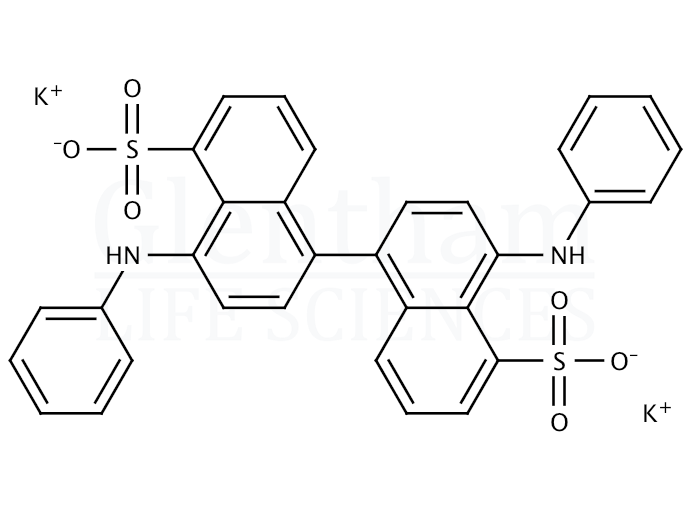 Structure for 4,4''-Dianilino-1,1''-binaphthyl-5,5''- disulfonic acid, dipotassium salt