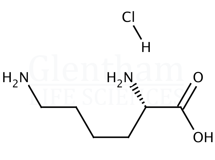 L-Lysine monohydrochloride Structure
