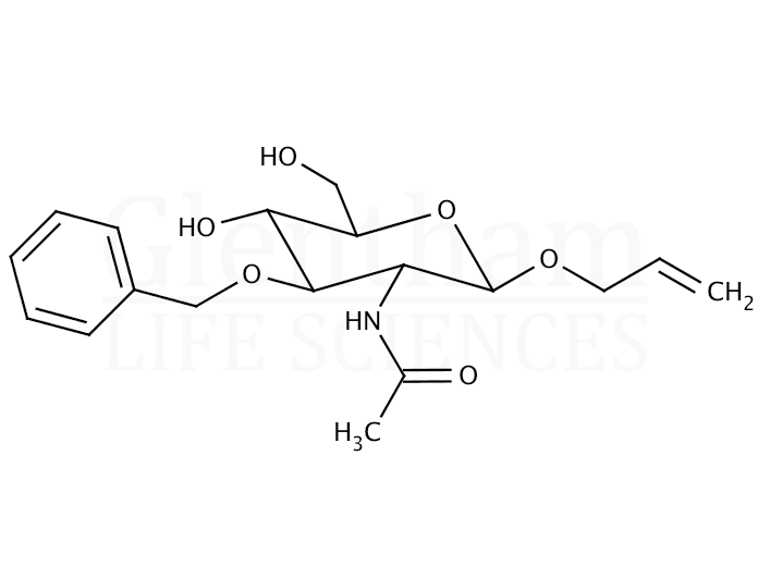 Allyl 2-(Acetylamino)-2-deoxy-3-O-benzyl-β-D-glucopyranoside Structure