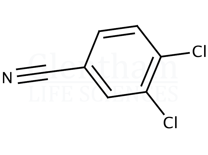 3,4-Dichlorobenzonitrile Structure