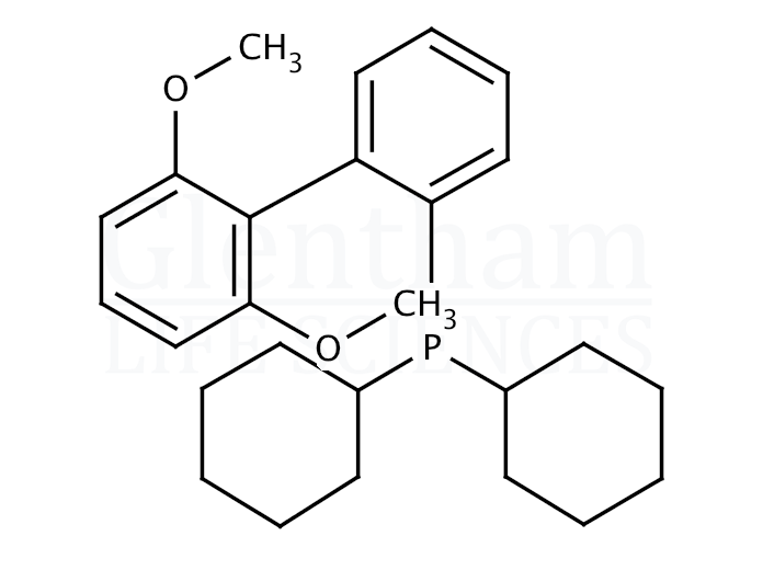 2-Dicyclohexylphosphino-2'',6''-dimethoxybiphenyl Structure