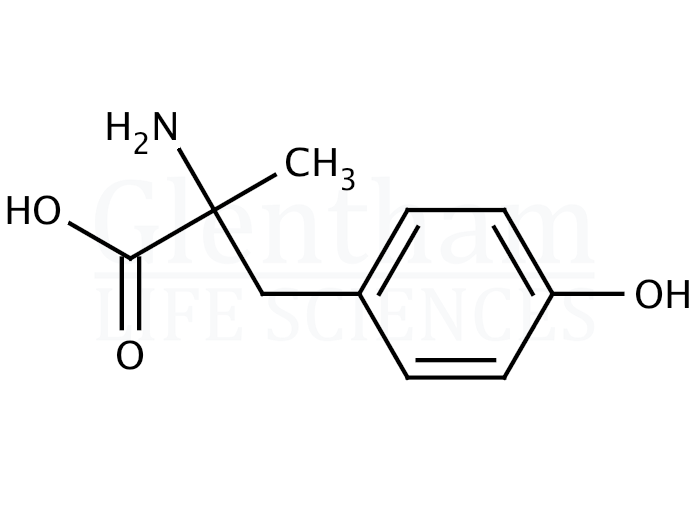 Structure for α-Methyl-DL-tyrosine  