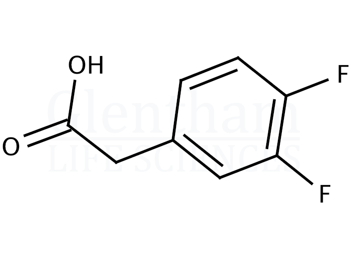Structure for 3,4-Difluorophenylacetic acid (658-93-5)