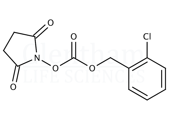 N-(2-Chlorobenzyloxycarbonyloxy)succinimide (Z-(2-Cl)-)Su) Structure