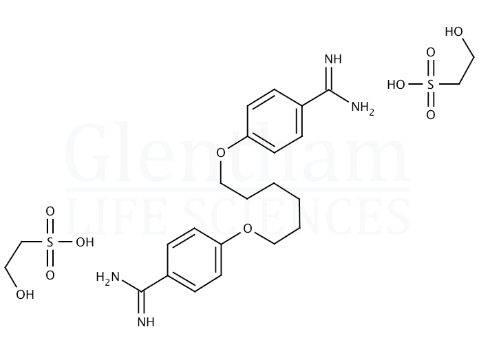 Structure for Hexamidine diisethionate