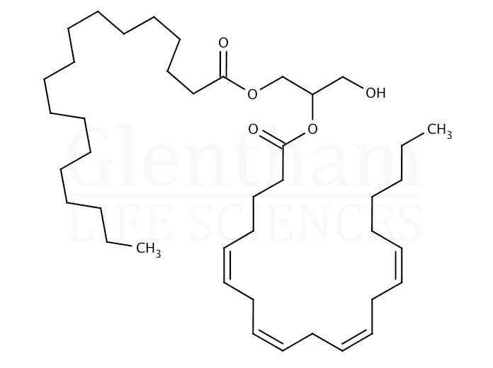 1-Stearoyl-2-arachidonoyl-sn-glycerol Structure