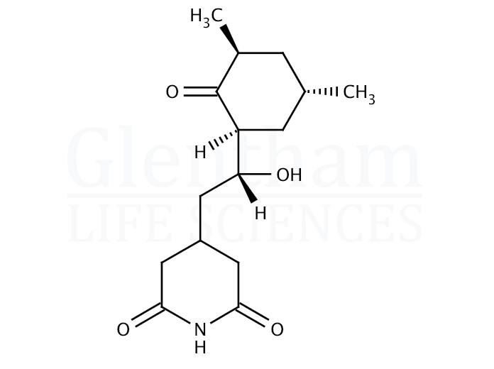 Structure for  Cycloheximide  (66-81-9)