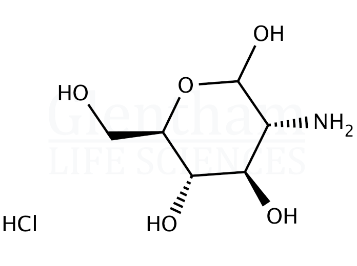 Strcuture for D-Glucosamine hydrochloride, USP grade