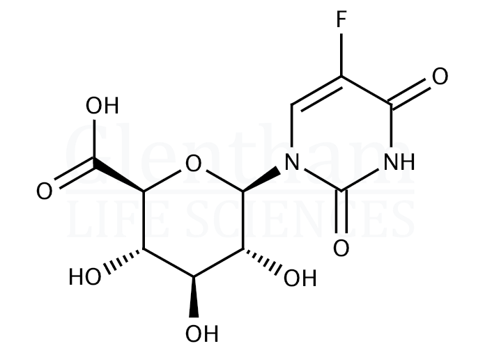 5-Fluorouracil N-b-D-glucuronide Structure