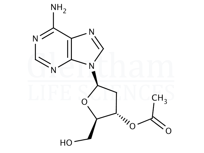 Structure for 3''-O-Acetyl-2''-deoxyadenosine (6612-73-3)