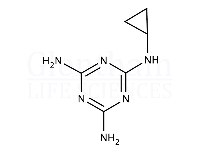 Structure for Cyromazin (66215-27-8)