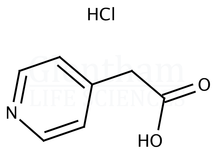 4-Pyridylacetic acid hydrochloride Structure