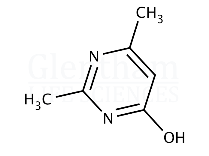 2,4-Dimethyl-6-hydroxypyrimidine Structure
