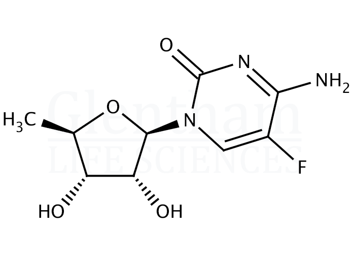 5-deoxy-5-fluorocytidine Structure