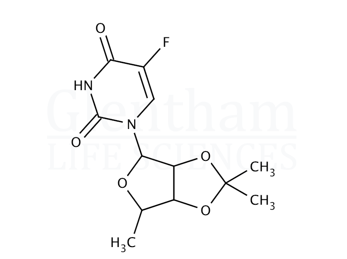 5''-Deoxy-5-fluoro-2'',3''-O-isopropylidenecytidine Structure