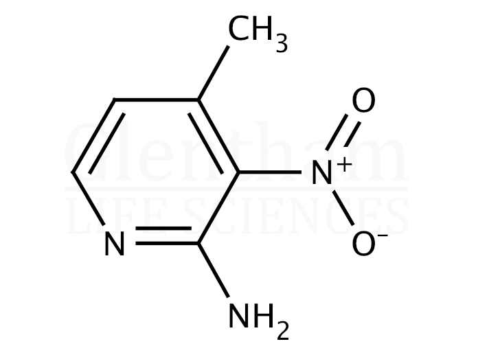 Structure for 2-Amino-3-nitro-4-picoline (2-Amino-4-methyl-3-nitropyridine)