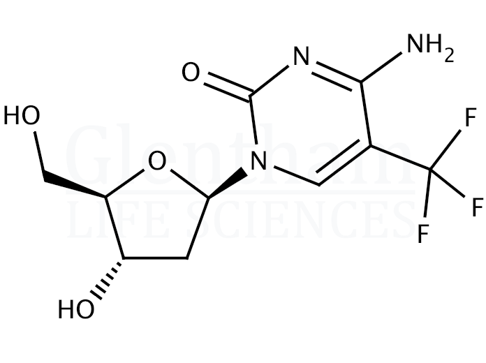 5-(Trifluoromethyl)-2''-deoxycytidine Structure