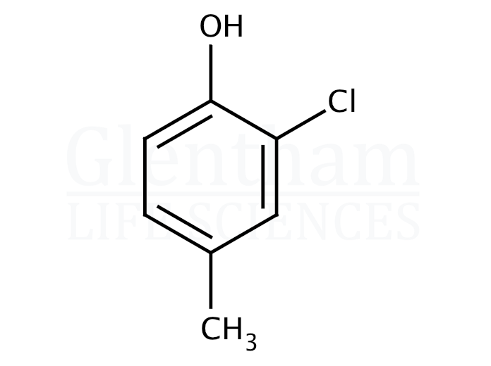 Structure for  2-Chloro-4-methylphenol  (6640-27-3)