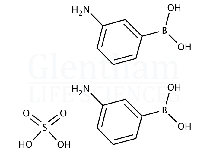 3-Aminophenylboronic acid hemisulfate Structure